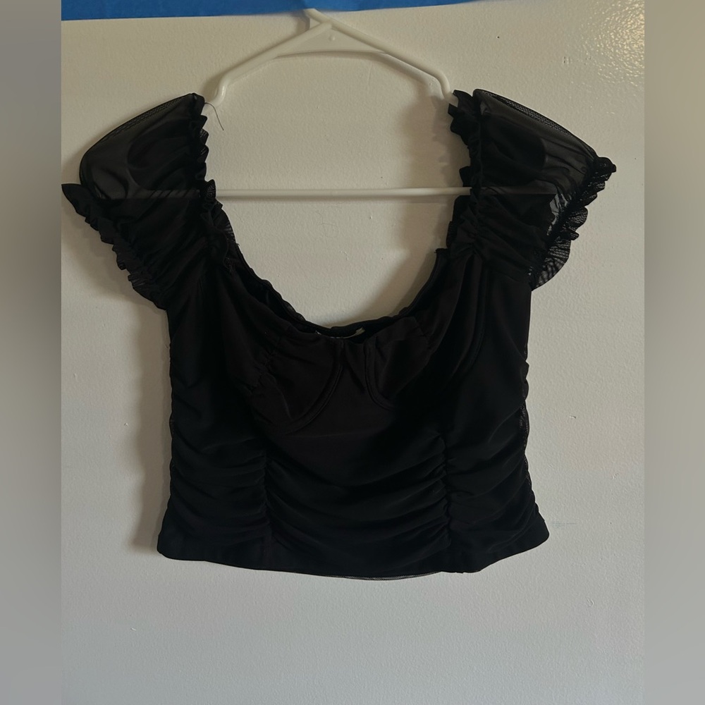Elegant Black Women's Top
